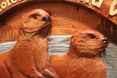 Otter Signs | Home Signs | House Signs | Cabin Signs | Cottage Signs | Lodge Signs | Retreat Signs 2 small