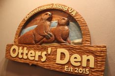 Otter Signs | Home Signs | House Signs | Cabin Signs | Cottage Signs | Lodge Signs | Retreat Signs 4 small