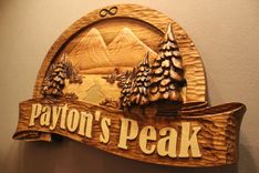 Custom Wood Signs | Handmade Carved Signs | Memorial Signs | Mountain Signs | Custom Signs 2 small
