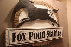 Horse Signs | Stable Signs | Farm Signs | Home Signs | Cabin Signs | Cottage Signs 1 small