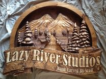 Custom Made, Wooden Signs, Hand Carved By Jeremy & Scott, Home, Business, Cabin 1 small