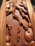 Custom Coffee Table With Blossom Tree Scene, Hand Carved By Jeremy & Scott, Lazy River Studio 5 small