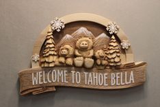 Hand Carved Wood Signs For Home, Business, Cabin, Cottage Or Any Application! 3 small