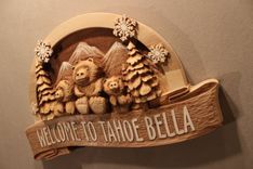 Hand Carved Wood Signs For Home, Business, Cabin, Cottage Or Any Application! 4 small