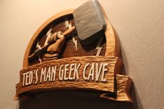 Custom Wood Signs | Custom Carved Wooden Signs|Shop Signs|Garage Signs|Work Signs 2 small