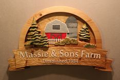 Farm Signs | Custom Farm Signs | Carved Farm Signs | Home Signs | Carved Wooden Signs | Farmer Signs 1 small