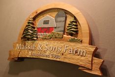 Farm Signs | Custom Farm Signs | Carved Farm Signs | Home Signs | Carved Wooden Signs | Farmer Signs 4 small