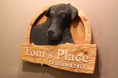 Dog Signs | Pet Signs | Cat Signs | Dog Memorials | Pet Memorials | Custom Carved Wood Signs 4 small