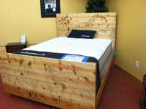 Custom Wood Burned Bed Frame 1 small