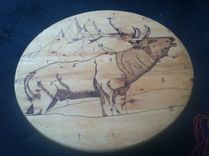 Wood-Burning ....  Reclaimed Dining Table 1 small