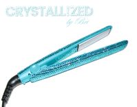 Crystallized Flat Iron Hair Straightener Styling Bling Genuine European Crystals Bedazzled 3 small