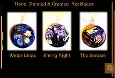 Custom Jewelry, Monet, Water Lilies,   Art Jewelry 1 small