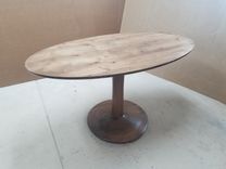 Custom Oval Dining Room Table In Knotty Alder 4 small