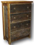 Reclaimed Barn Wood Dresser Two Tone 4 Drawer 1 small