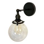 Gateway Ii Clear Globe Wall Sconce 2 small