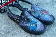 Doctor Who "Tardis And Dalek" Galaxy Vans (Or Toms) 2 small