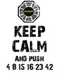 Keep Calm Lost Tshirt (Dharma Logo) Pre-Order 1 small