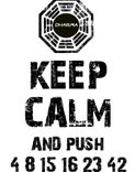 Keep Calm Lost Tshirt (Dharma Logo) Pre-Order 2 small