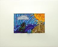 Bead Embroidered Painting 1 small