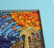Bead Embroidered Painting 4 small