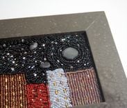 Bead Embroidered Painting 2 small