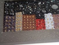 Bead Embroidered Painting 4 small