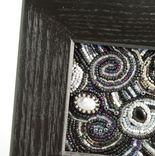 Beadwork Painting "Midnight Whirl" 2 small