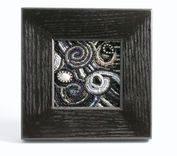 Beadwork Painting "Midnight Whirl" 1 small