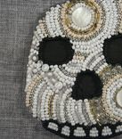 Small Skull Bead Embroidery 1 small