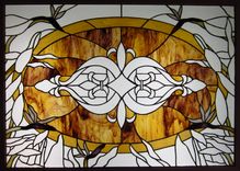 Louisiana Themed Stained Glass 4 small