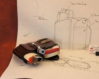 Leather Pocket Carry System, Case, Sheath 2 small