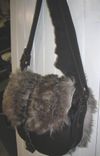 Woman's Wooly Shoulder Purse 2 small