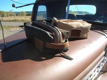 Man's Leather Dopp Kit/Shaving Kit 4 small