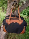 Western Overnight Travel Bag - Buffalo Leather 5 small