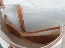 Canvas & Leather Messenger Bag 3 small