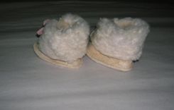 Baby-Infant Booties Wool 3 small