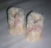 Baby-Infant Booties Wool 4 small