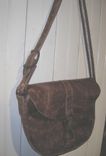 Antique Buffalo Leather Purse 10 small