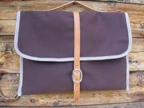 Laptop Case Brown Canvas 2 small