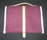 Ipad Case Burgundy Canvas 2 small