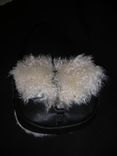 Wooly Leather Shoulder Purse 5 small