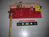 Child's Tool Belt W/ Tools 3 small