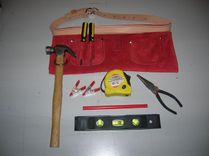 Child's Tool Belt W/ Tools 4 small