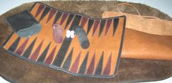 Leather Backgammon Set 2 small
