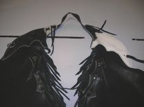 Handmade Cowhide Chinks 2 small