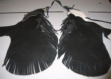 Handmade Cowhide Chinks 4 small