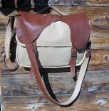 Leather Custom Messenger Bag 5 small