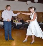 Convertible Wedding Gown With Small Train -- 300 Colors Available 6 small