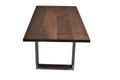 Walnut Coffee Table, Modern Coffee Table, Coffee Table With Metal Legs, Farmhouse, Rustic 1 small
