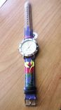 Hand Painted Custom Leather Band Wrist Watch "Sweetest Desire" 3 small
